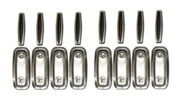 Picture of 1968-1971 Plymouth Road Runner A-Body Bench Seat Emblems Set by Vans Auto