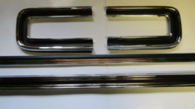 Picture of 1966-1967 Dodge Charger Vans Auto Taillight Trim Molding Set