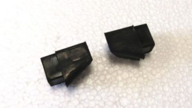 Picture of 1963-1964 Plymouth B-Body Upper Vent Frame Window Stops Pair by Vans Auto