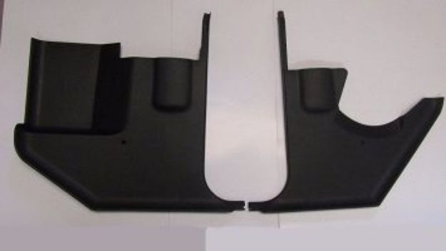 Picture of 1970-1974 E-Body Mopar Kick Panels by CHEK Auto - Black