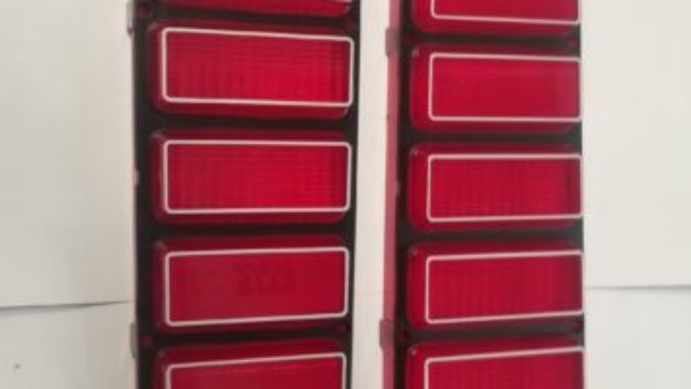 Picture of 1973-1974 Dodge Charger SE Taillight Lenses Pair by Vans Auto
