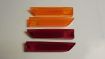 Picture of 1970-1971 Dodge Challenger Vans Auto Side Marker Reflector Lens Set Red Amber