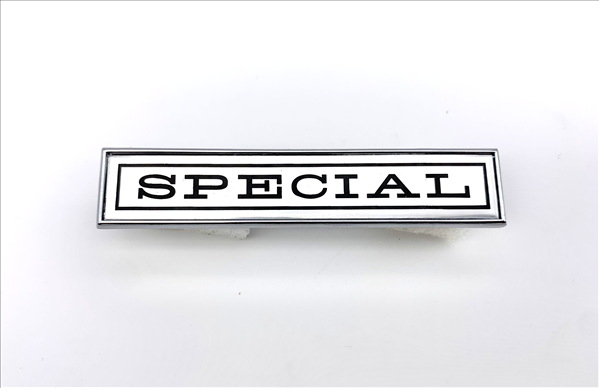 1971 Dodge Challenger Tail Panel Emblem - Proper Pin Placement for 1971 Models Only, Includes Hardware