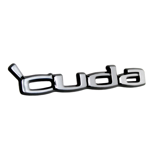 1970-1974 Plymouth Cuda Tail Panel & Fender Emblem - Adhesive Backed for Post-04/01/70 Models