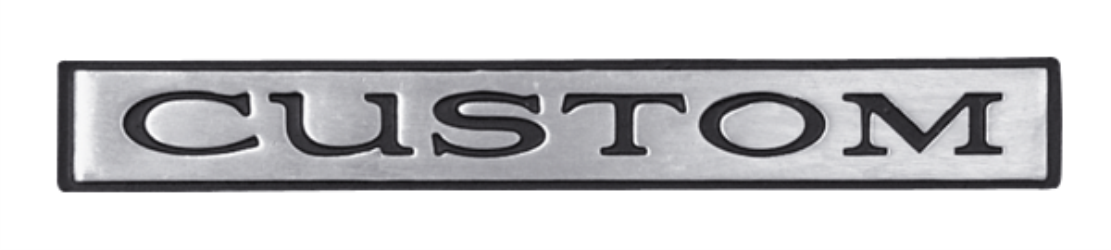 1970-1972 Buick Skylark Rear Quarter Panel Custom Emblem - Premium Reproduction