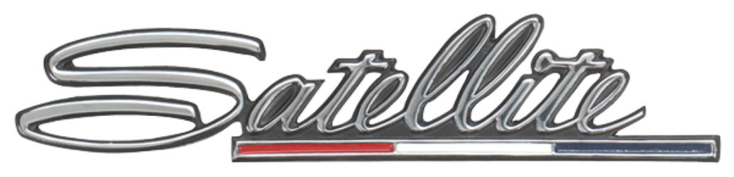 1967 Plymouth Satellite Fender Emblem - OEM-Style Reproduction for Classic Restoration