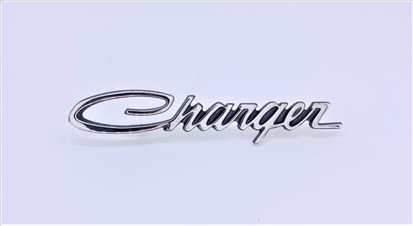 1972 Dodge Charger Sail Panel Emblem - 2-Pin Mount for Vinyl Roof Models