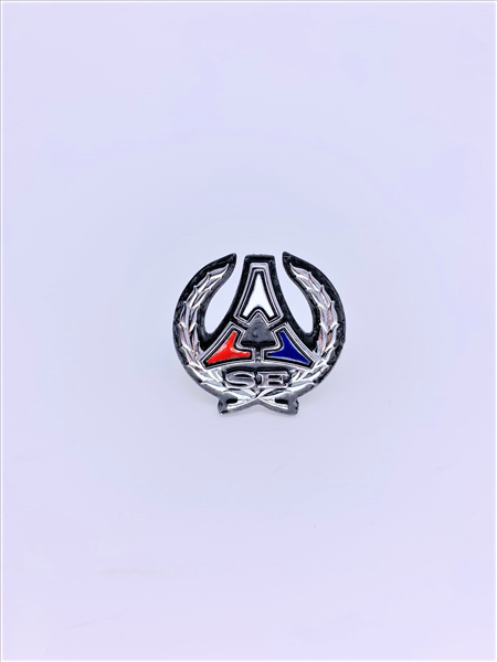 1971 Dodge Charger SE Wreath Trunk Lid Emblem - 2-Pin OEM-Style Reproduction